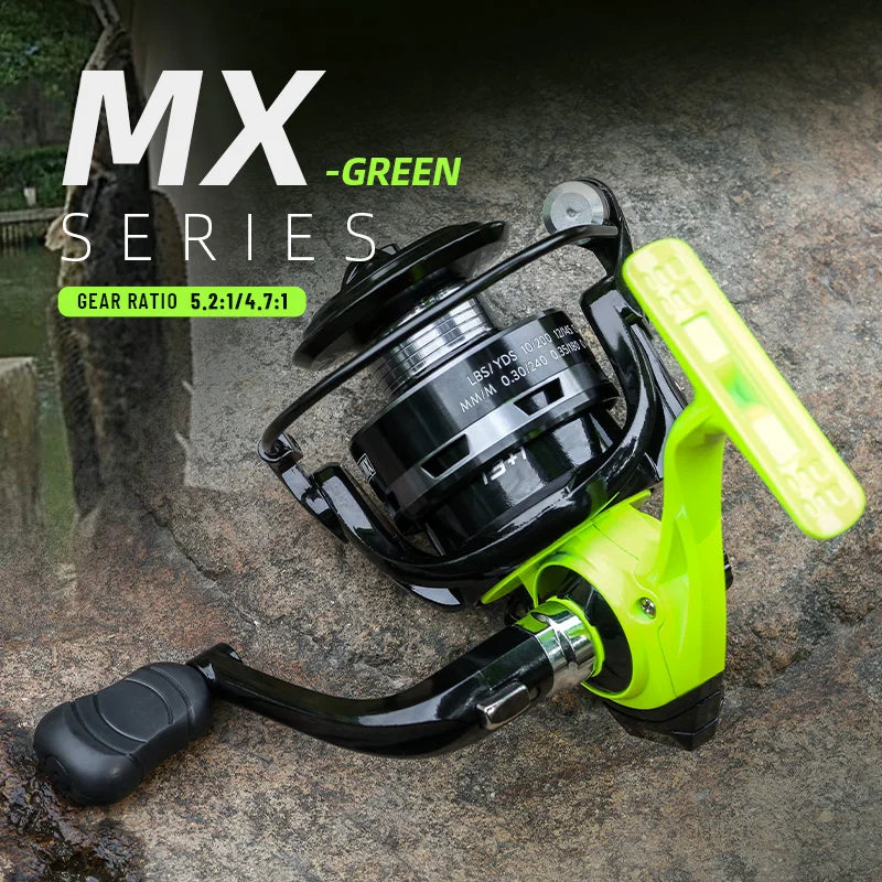 Carretilha de Pesca Fishmx Spinning – Carretel Metálico, Uso em Água Doce e Salgada, Para Todas as Espécies