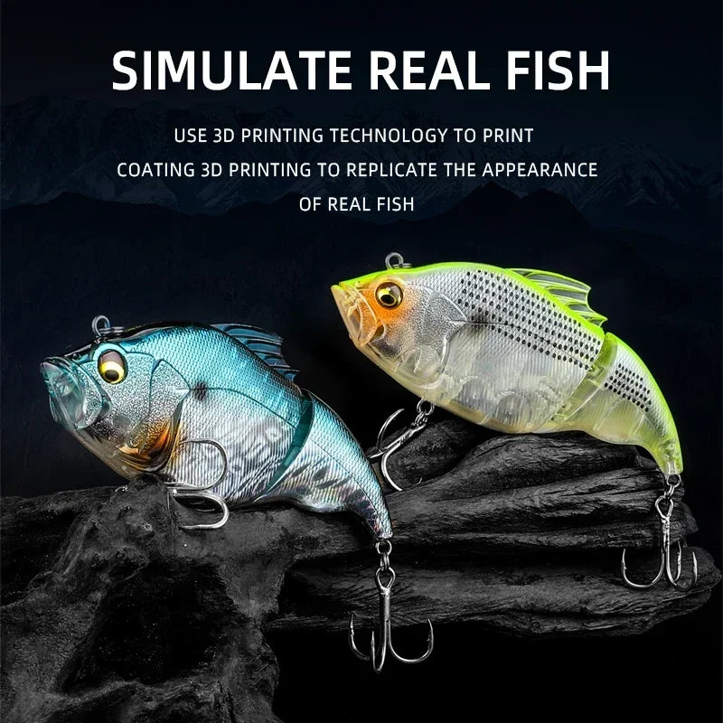 Isca Artificial 115mm Articulado, ideal para Lucioperca e outros predadores