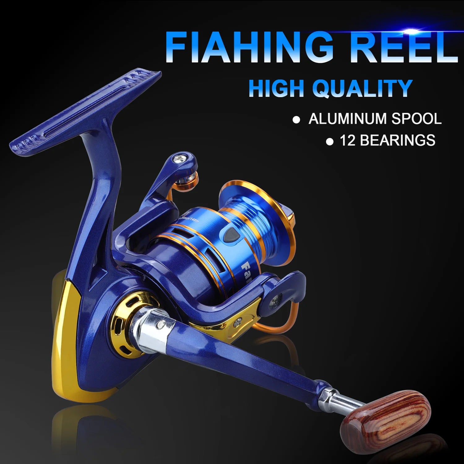 Carretilha de Pesca Spinning Sougayilang 1000~7000 – Relação 5.2:1, Manivela Dobrável, Drag Máx. 10kg"