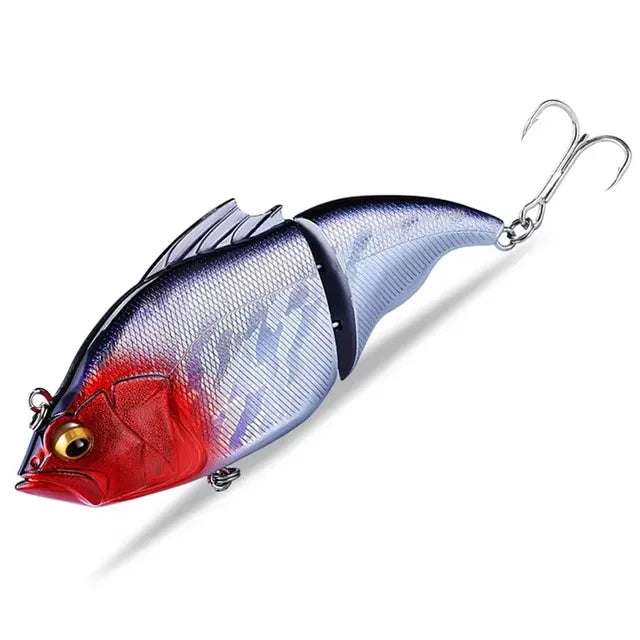 Isca Artificial 115mm Articulado, ideal para Lucioperca e outros predadores