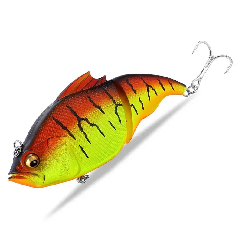 Isca Artificial 115mm Articulado, ideal para Lucioperca e outros predadores