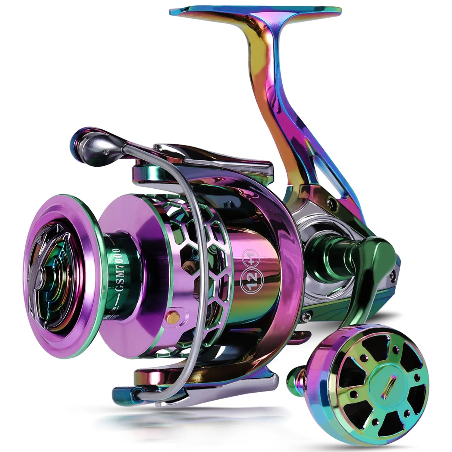 Carretilha de Pesca Sougayilang Spinning – Relação 5.5:1, Drag Máx. 10kg, Carretel de Alumínio, Ideal para Pesca Marinha