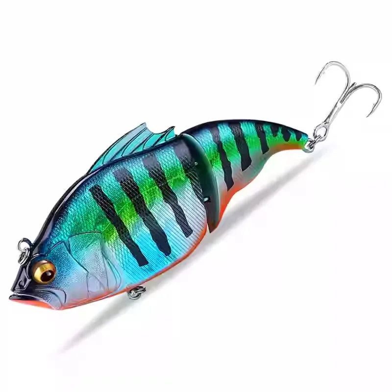 Isca Artificial 115mm Articulado, ideal para Lucioperca e outros predadores