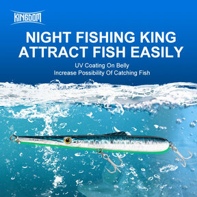 Isca Pencil Kingdom Long Casting – Flutuante/Afundante, Vários Tamanhos e Pesos