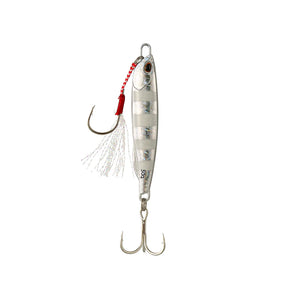 Isca Metálica Jig Spoon 10g a 50g – Arremesso de Praia e Jigging, Ideal para Robalo e Pesca no Mar