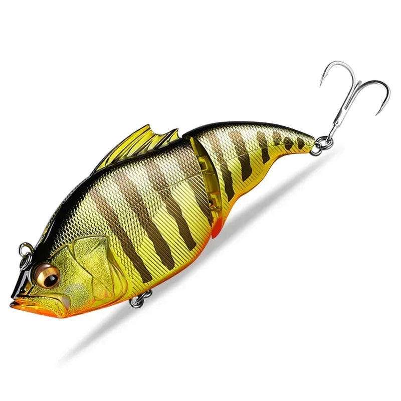 Isca Artificial 115mm Articulado, ideal para Lucioperca e outros predadores