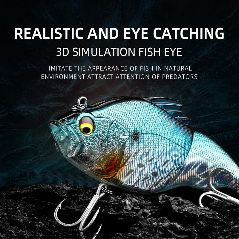 Isca Artificial 115mm Articulado, ideal para Lucioperca e outros predadores